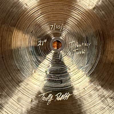 21" Timothy Roberts Tributary 1/2 Turk Ride Cymbal 2111g *Video* image 5