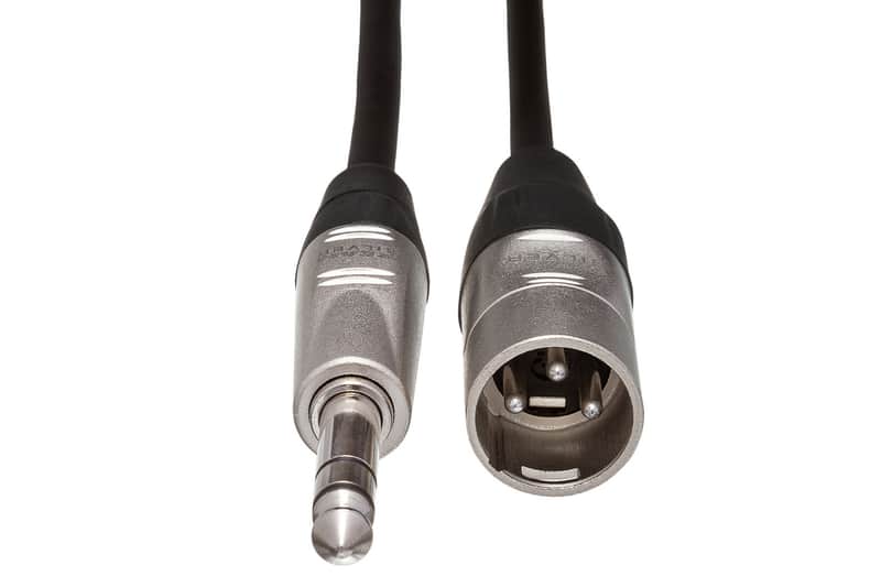 Hosa 5' Balanced Interconnect 1/4in TRS to XLR3m