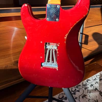 1966 Fender Stratocaster - Candy Apple Red image 3