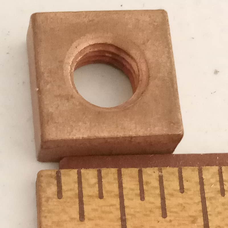 *Slingerland Buddy Rich Cymbal Stand Square Copper Nut Vintage 60s-70s SN-1 Part image 1