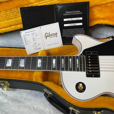 NEW! Gibson Les Paul Custom - Alpine White - Ebony Board - Authorized Dealer - Only 9.5 lbs - G06451 image 11