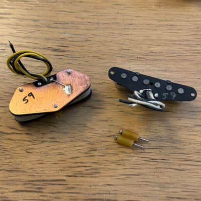 Fender Jimmy Page Custom "Mirror" '59 Telecaster Pickups Set USA Tele American image 2