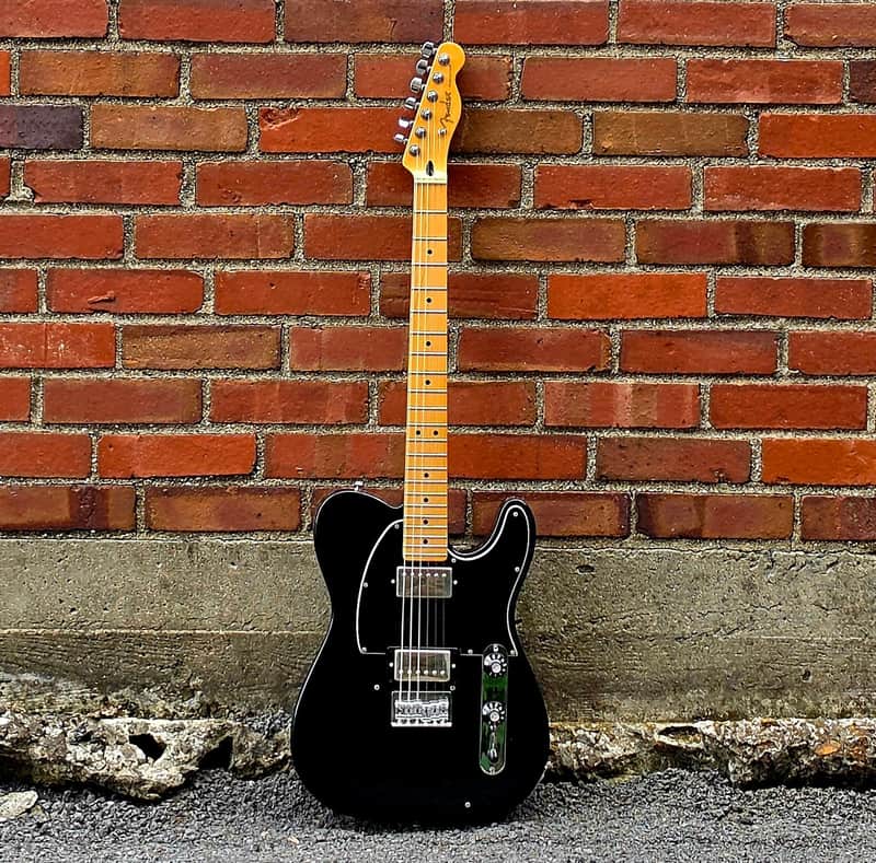 2011 Fender Blacktop Telecaster MIM HH MN - Black image 1