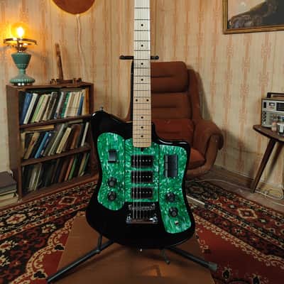 Formanta Style USSR Electric Guitar Built In Tone Bender Soviet Germanium Fuzz image 7
