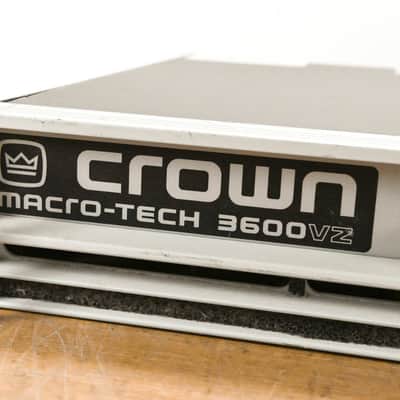 Crown Macro-Tech 3600VZ 2-Channel Power Amplifier CG0127W image 5