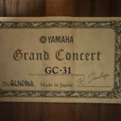 Yamaha GC-31 Handcrafted in Japan 1986-1990 image 24