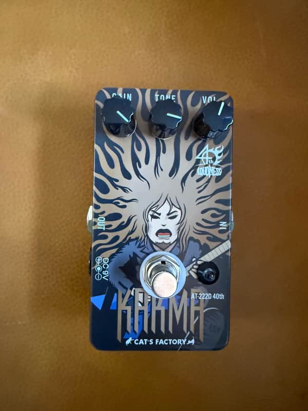 Cat’s Factory AT-222D 40th Anniversary Akira Takasaki Karma Explosion Distortion Pedal image 1