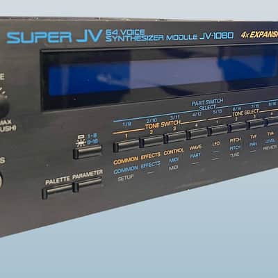 Roland JV-1080 64-Voice Synthesizer Module 1994 - 2001 - Black image 6