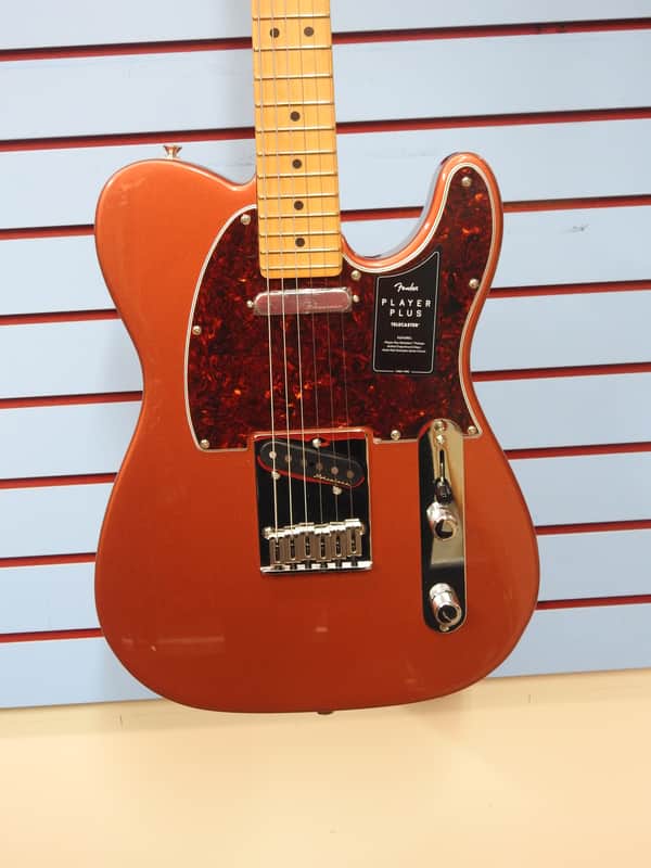 Fender Player Plus Telecaster MN - Aged Candy Apple Red image 1