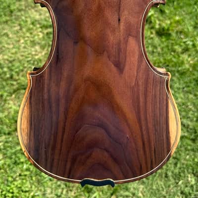 Black Walnut! Brad ROBINSON 5-String Violin 4/4 Bluegrass Dream Fiddle *PowerHouse Monster! image 9