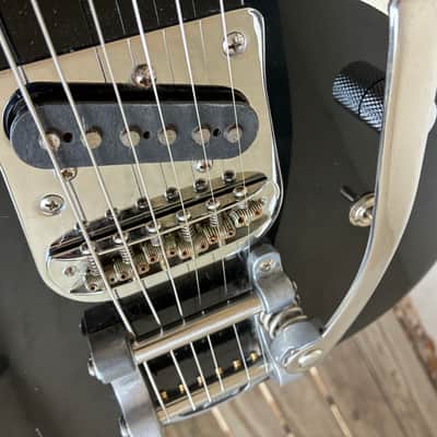 Squier Vintage Modified Cabronita Telecaster with Bigsby 2014 - 2019 - Black electric, Guitar, limited edition image 16