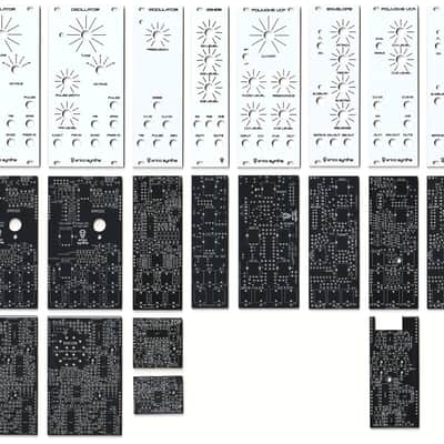 Erica Synths Polivoks Eurorack System 84hp Set White Panels + PCB's DIY image 2