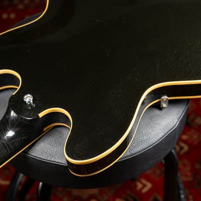 2022 Gibson Custom Shop '64 Trini Lopez Ultra Light Murphy Lab Ebony Finish w/OHSC image 16