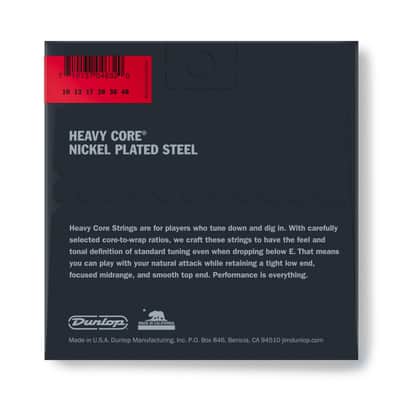 Dunlop E-Guitar Strings 10-48 Heavy Core Nickel Steel - Electric Guitar Strings image 2