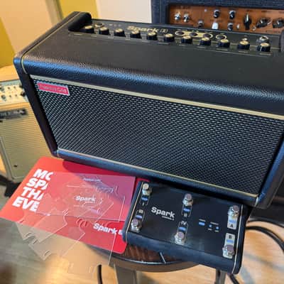 Positive Grid Spark 2 Guitar Combo Black w/ Control X footswitch, PG battery and PG gig bag LIKE NEW! image 2