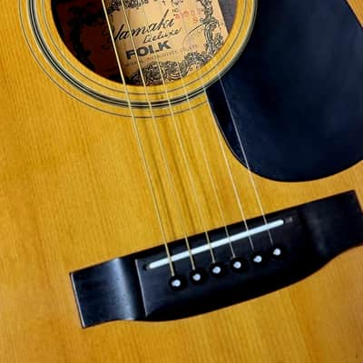 early 70's Yamaki Dreadnought AY 303S "Folk Deluxe" Spruce & Rosewood w/ Original Hard Case image 7