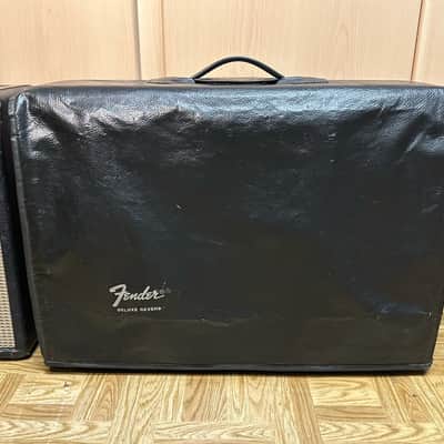 Fender Deluxe Reverb with original cover 1963 - 1967 Black Panel image 1