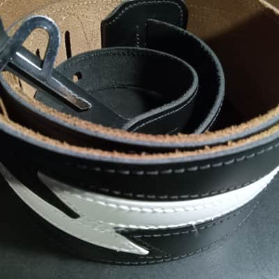 Perris leathers ltd Lightning leather strap 2015 - Black / White image 3