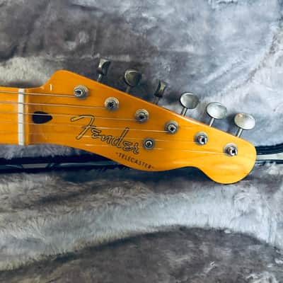 MJT/Fender Telecaster Esquire Aged Surf Green Nitro over 3-tone Sunburst image 3