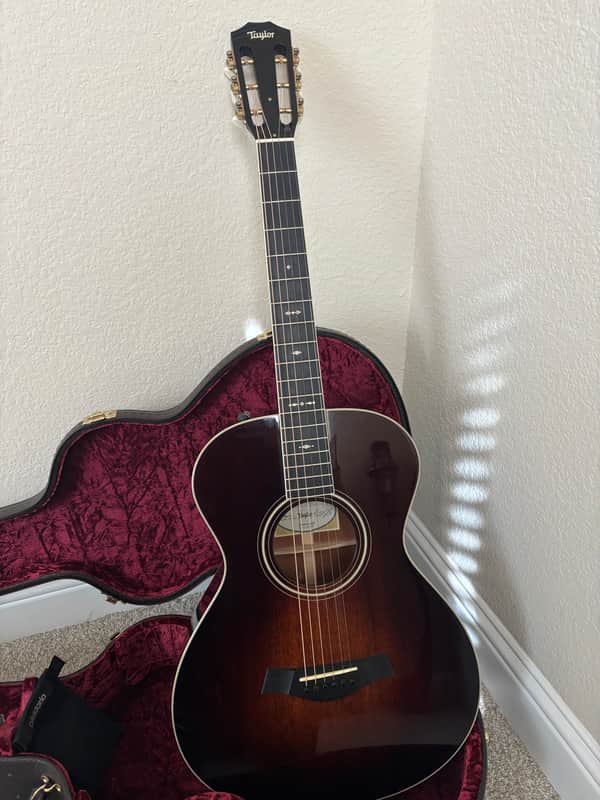 Taylor Builder’s Reserve VII - custom 522e Mahogany 12 fret Grand Concert 2012 - Shaded Edgeburst image 1