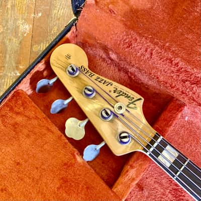 Fender Jazz Bass c 1968 Sunburst original vintage USA image 9