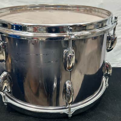 Slingerland 8X12" COW Rack Tom (8145-1045) 90's - Chrome Over Wood image 4