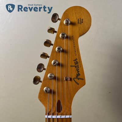 Fender Japan ST57-65G '57 Stratocaster Charcoal Green Burst Made in Japan 1993 image 16
