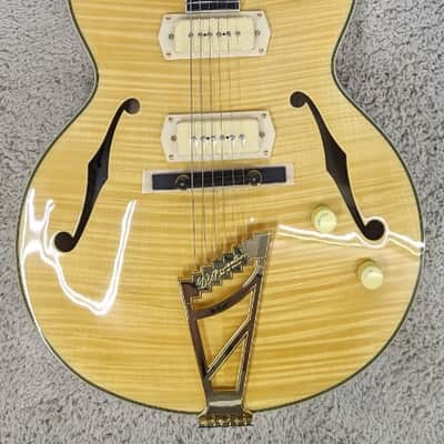 D'Angelico Excel 59 Hollowbody Electric Guitar w/Case, Natural DAE59NACGT #1 image 1