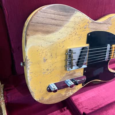 Fender Custom Shop '52 Telecaster Super Heavy Relic Blonde 2022 image 2
