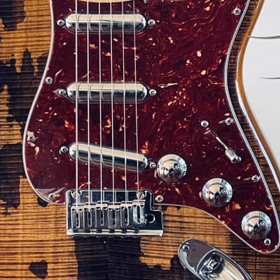 Fender Custom Shop Stratocaster Artisan - 2014 - Gloss Spalted Maple Top image 3