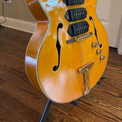 Subway Guitars Fatdog 17" Lowell  - Blonde ES-5 image 1
