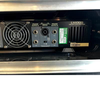 Hartke LH1000 - Bass Amplifier - Black - Good w/ rack-mounted in flight case image 8