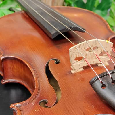 A.S. Hill (Seattle) Violin No. 82 — 1924 — Amber-Red — with German Workshop Bow & Case image 6