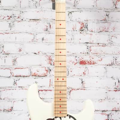 Squier by Fender x Hello Kitty - Stratocaster Electric Guitar - White - w/ Deluxe Hello Kitty Gigbag image 3