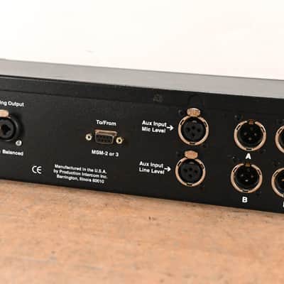 Production Intercom MS-200 2-Channel Master Station (NO POWER SUPPLY) CG01CSV image 8