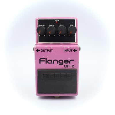 Boss BF-2 Flanger 1981 Made in Japan Silver Screw ACA Vintage Guitar Effect Pedal 0300 image 2