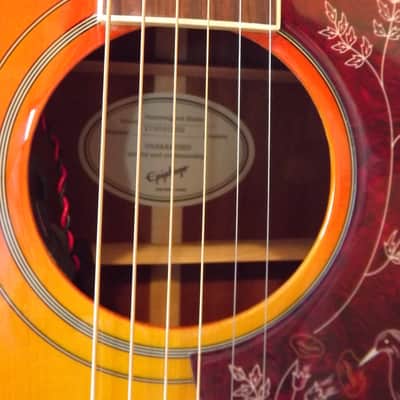 Epiphone Hummingbird Studio, MINT, 2021-2025-Cherry Sunburst image 3