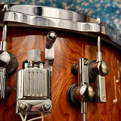 (CUSTOM-ORDERED) 14 x 6.5 Sonor SQ2 Mountain Burl Snare Drum (EARLY MODEL) image 20