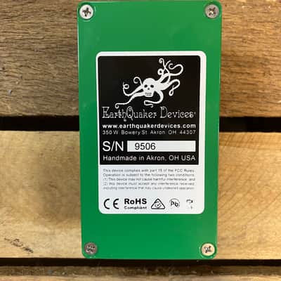 EarthQuaker Devices Ghost Echo Reverb V3 Limited Edition - Brain Dead Green / Yellow Graphic - #9506 image 4
