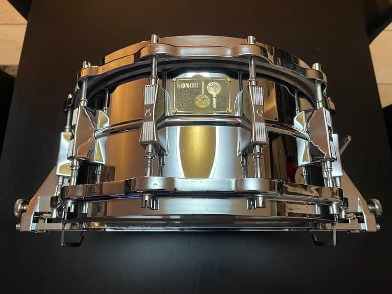 SONOR Signature HLD 582 snare drum 14x6,5 Ferro-manganese shell image 1