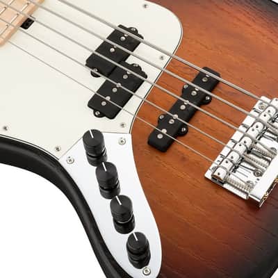 Sadowsky MetroLine 21-Fret Vintage P/J Bass, Swamp Ash Body, Maple Fingerboard, 5-String, Lefthand - Almond Sunburst Transparent Satin image 5