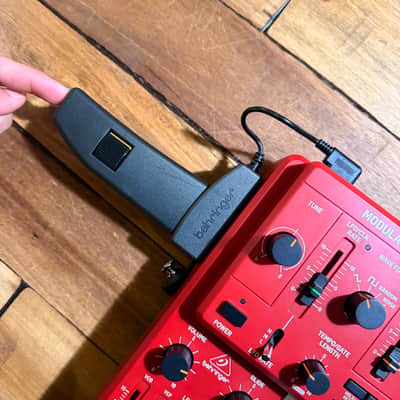 PRE-LAWSUIT Behringer MS-101 Analog Synthesizer - Red image 5