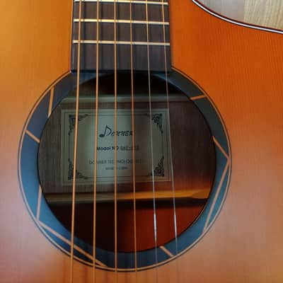 Donner DAF-410 Jumbo Acoustic Matte Orange w/Bag image 6