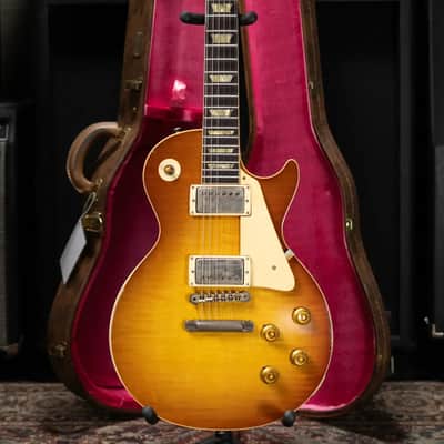 Gibson Custom Shop Limited Edition 1959 Les Paul Standard Reissue Murphy Lab Electric Guitar - Faded Peach Burst Heavy Aged with Hardshell Case image 22