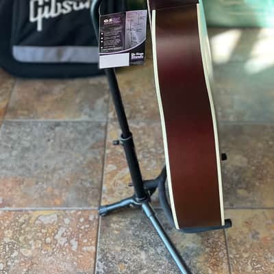 Gibson J-45 Special Acoustic Electric Guitar in Satin Wine Red w/ Gibson Case image 12