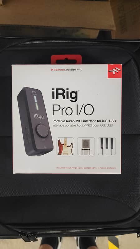 IK Multimedia iRig Pro I/O Mobile Audio Interface 2017 - Present - Black image 1