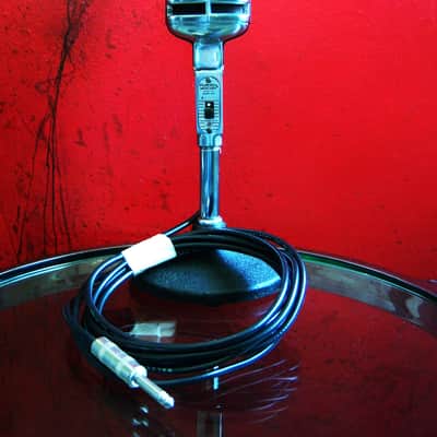 Vintage 1950's Electro-Voice 611 Mercury Omnidirectional Dynamic Microphone Hi Z w Belden cable 911 610 910 image 1