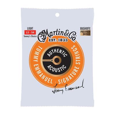 Martin Authentic Acoustic SP Flexible Core Phosphor Bronze Guitar Strings (.012 - .054)