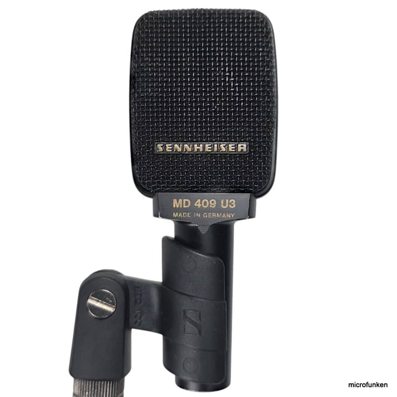Sennheiser MD409-U3 ✓Serviced 80s Vintage Dynamic Microphone # 14255 image 1