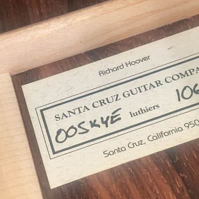 Santa Cruz 00-Skye Acoustic Guitar - designed in collaboration with the jazz guitarist Eric Skye image 17